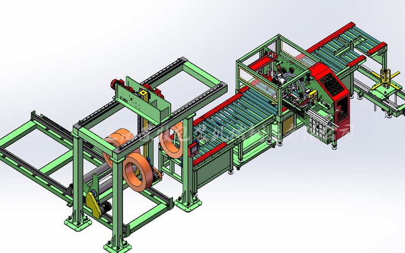 鋼絲、焊絲包裝、碼垛、貼標(biāo)、捆扎機(jī)